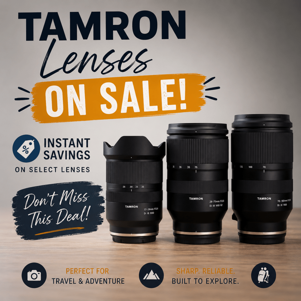 Save on Tamron Lenses with Current Instant&nbsp;Rebates